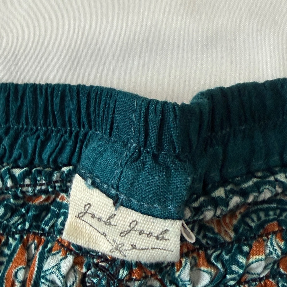 Joob Joob Elegant Teal and Gold Women's Pants - Picture 4 of 7